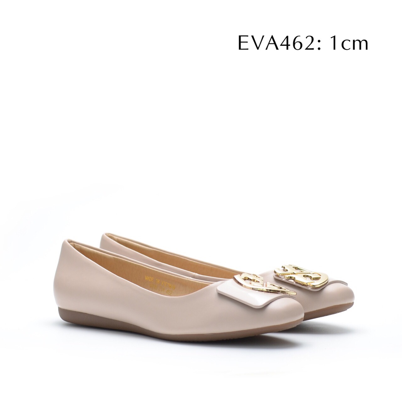 Giày bệt nữ xinh xắn EVA462 thiết kế nơ phối kim loại nổi bật